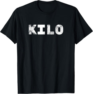 Kilo Company - Military College Shirt - Vintage T-Shirt - T-Shirt | Black