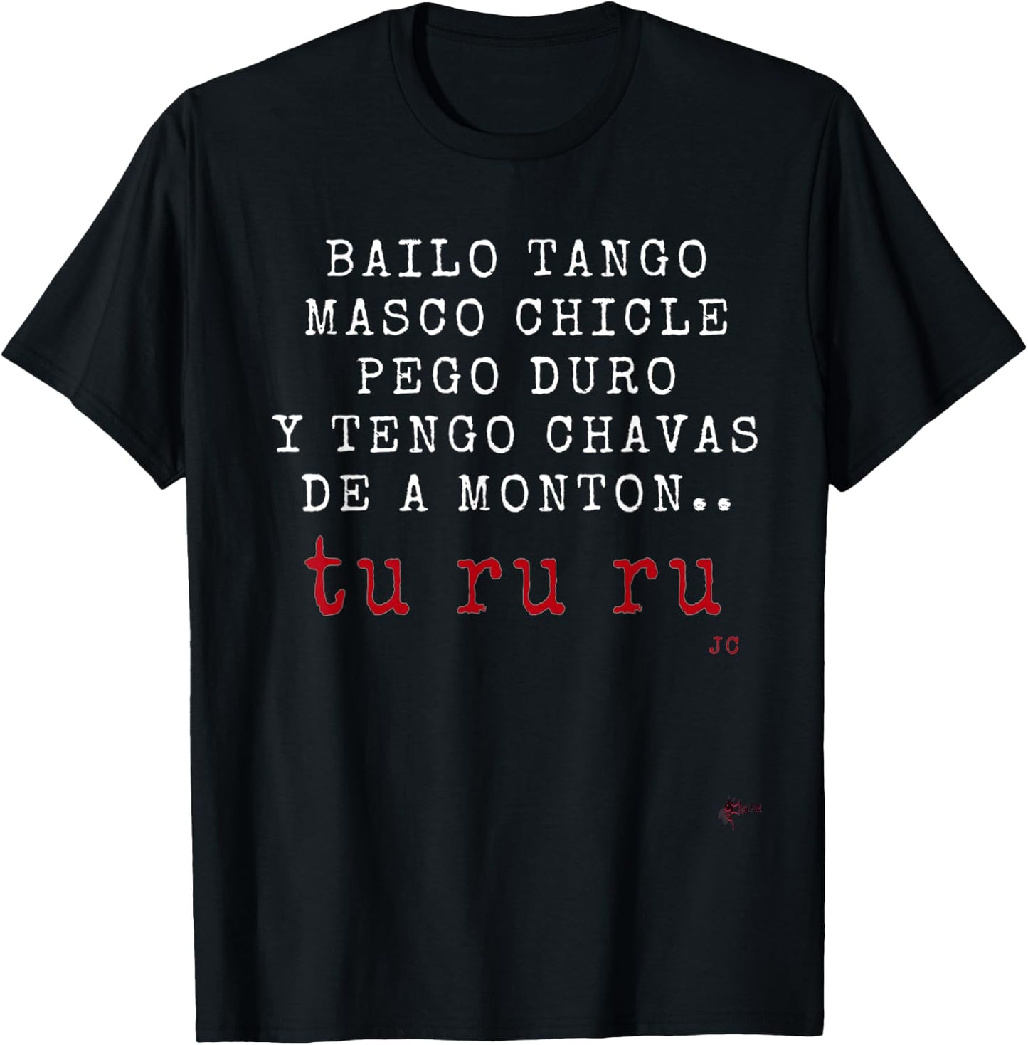 TURURU Bailo Tango...Spanish Nostalgia T-Shirt - T-Shirt | Black