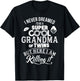 Super Cool Grandma Of Twins Mothers Day Shirt Gifts T-Shirt - T-Shirt | Black