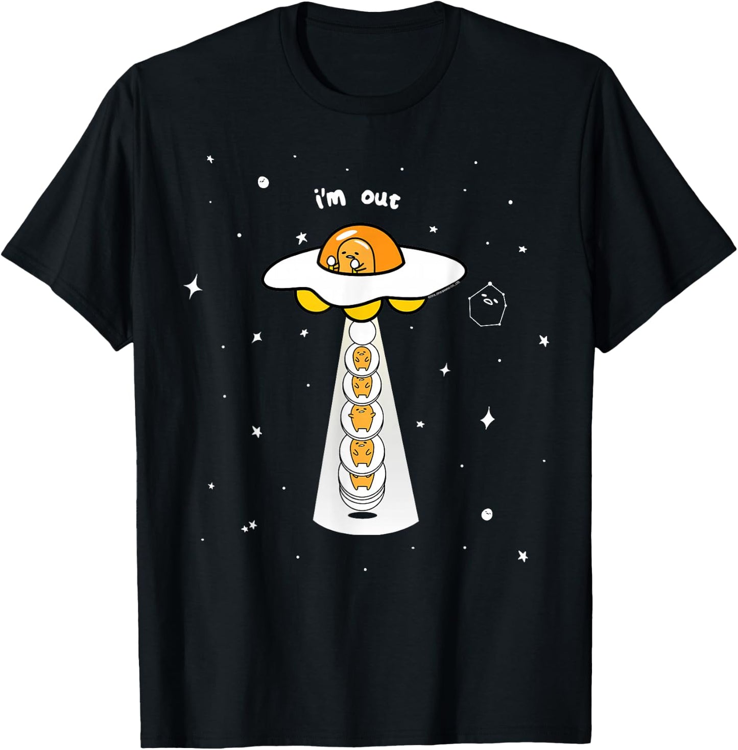 Gudetama Spaced Out Shirt T-Shirt - T-Shirt | Black