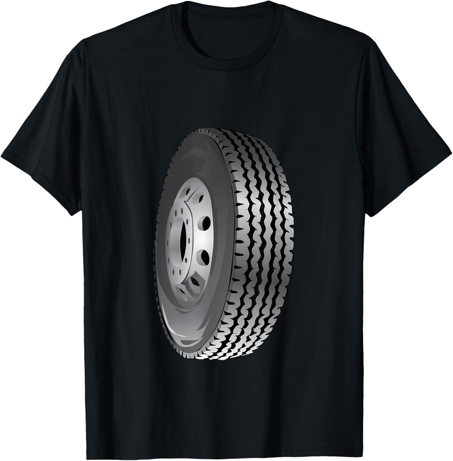 Big Huge Tire T-Shirt - T-Shirt | Black