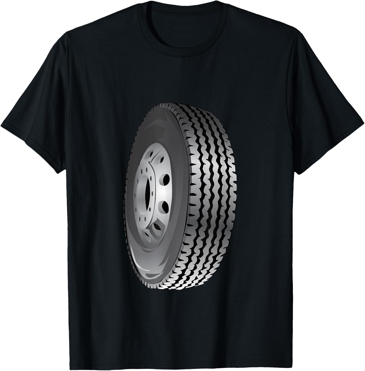 Big Huge Tire T-Shirt - T-Shirt | Black