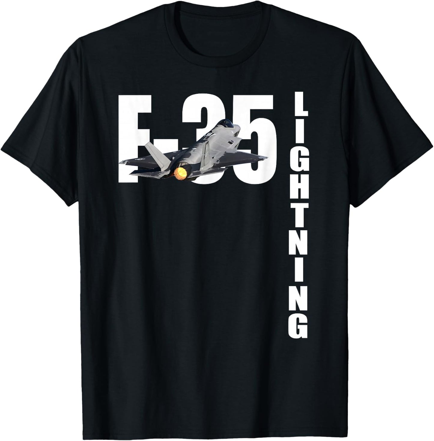 F-35 Lightning 2 F35 Fighter Plane T-Shirt - T-Shirt | Black