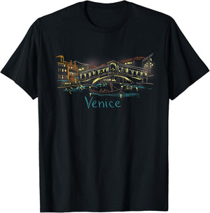 Venice Italy T-Shirt - T-Shirt | Black