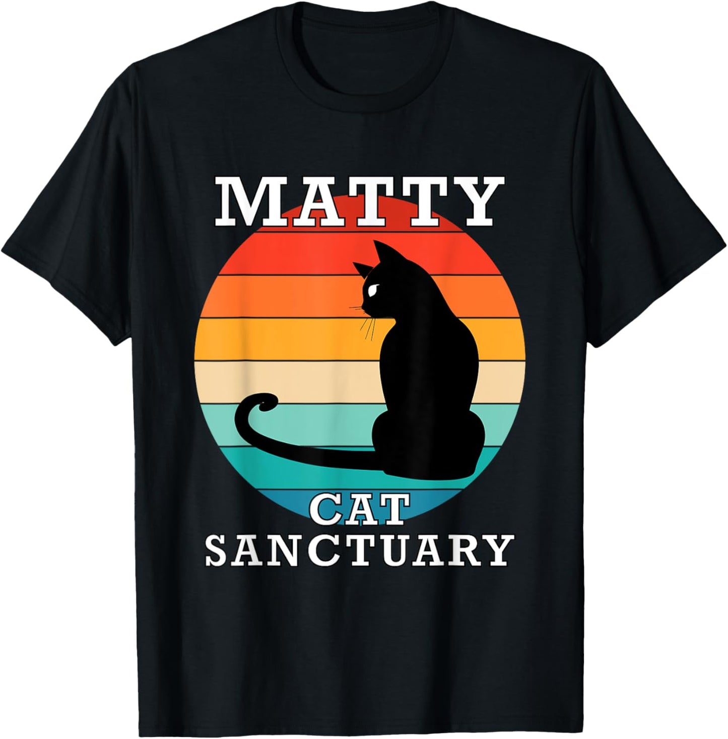 Matty Cat Sanctuary Group Family Reunion Name Women Kids T-Shirt - T-Shirt | Black
