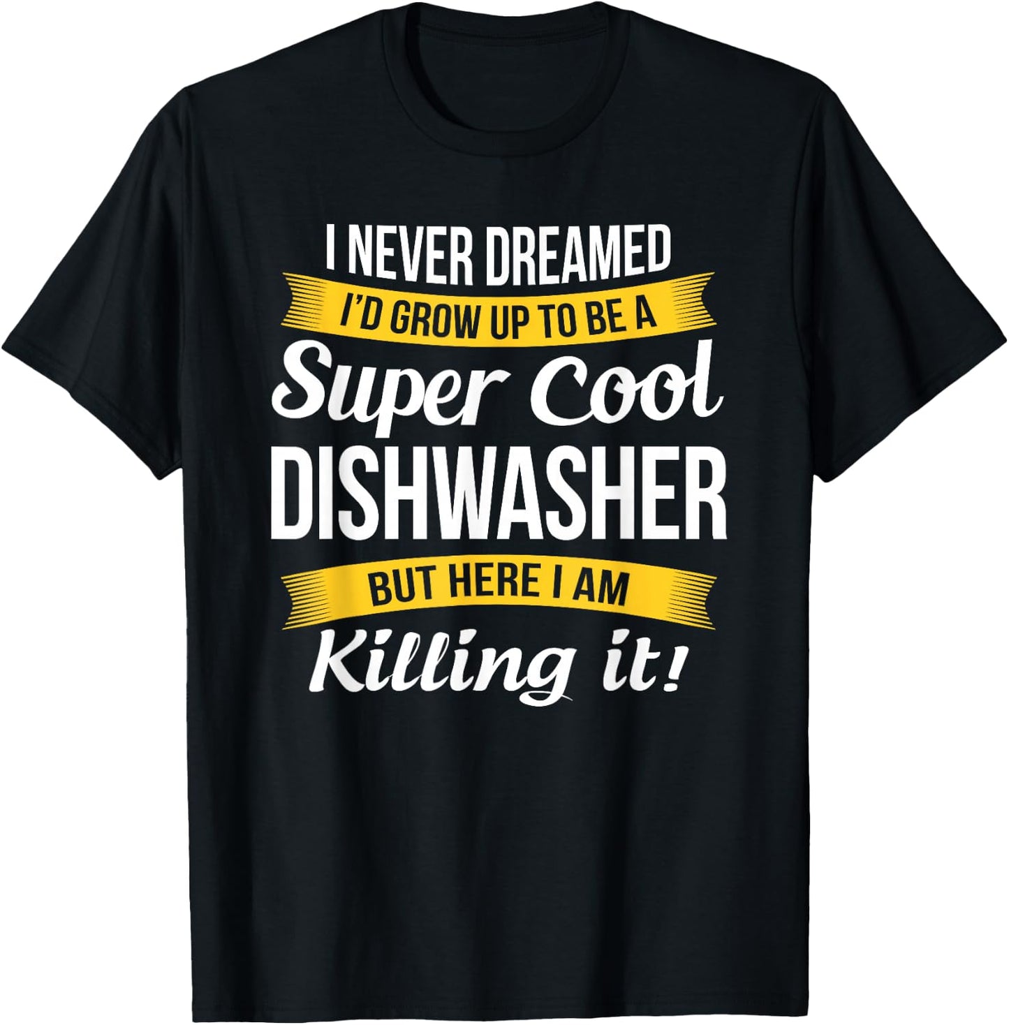 Dishwasher Shirt Funny Gift T-Shirt - T-Shirt | Black