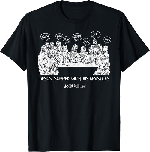 Funny Jesus with Apostles Christian Joke Religious Humor