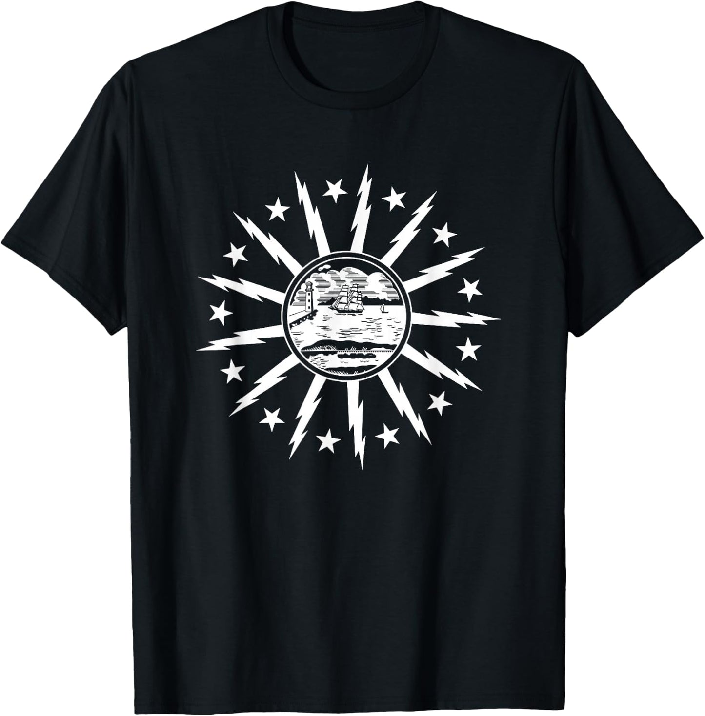 Buffalo New York City Flag Shirt T-Shirt - T-Shirt | Black