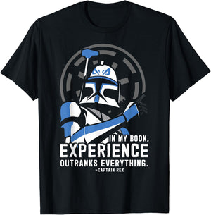 Star Wars Clone Wars Captain Rex Experience Graphic T-Shirt - T-Shirt | Black