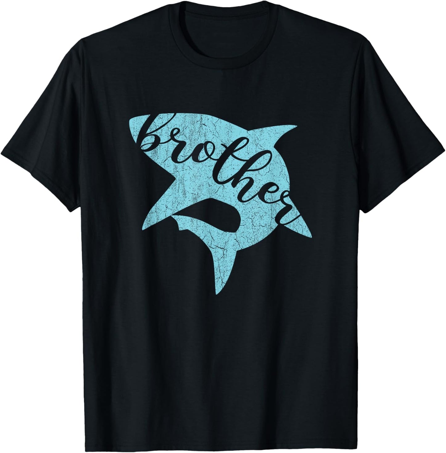 Brother Shark shirt Matching Shark Family Shirt T-Shirt - T-Shirt | Black
