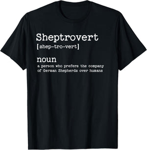 Adult Funny German Shepherd Dog , Black, Small, Short Sleeve, , Polyester 100% T-Shirt - T-Shirt | Black