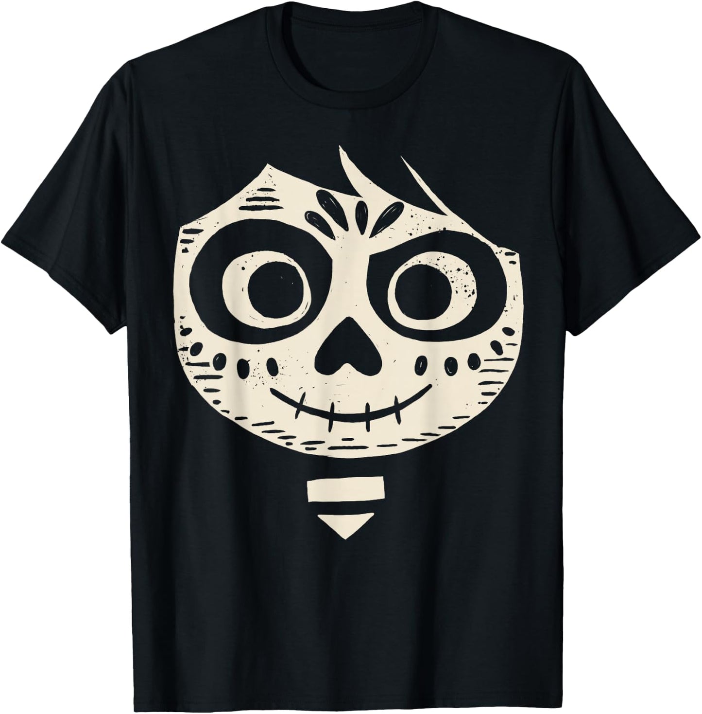 Disney Pixar Coco Halloween Miguel Big Face Portrait T-Shirt - T-Shirt | Black