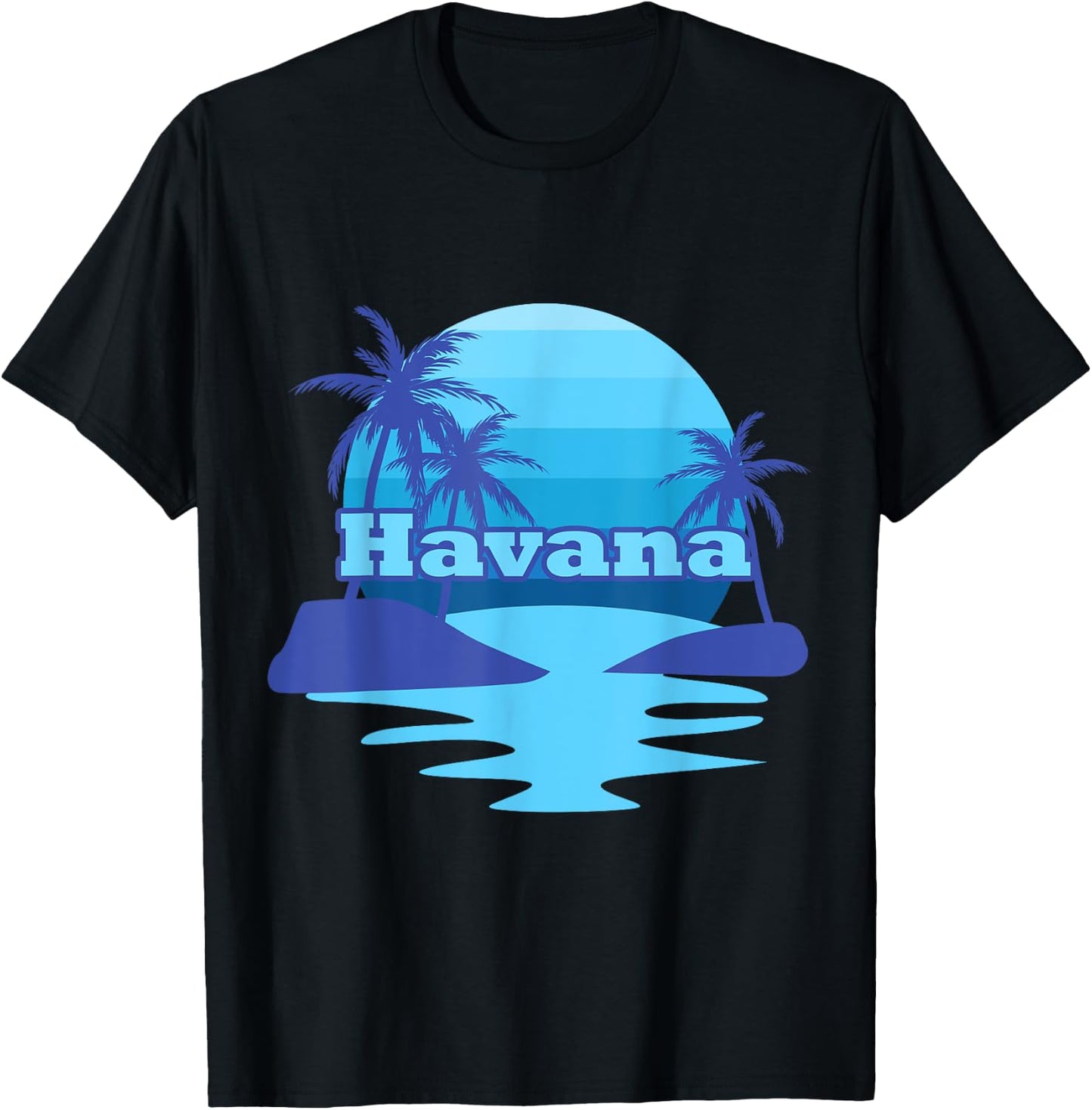 Havana Cuba Summertime Vacation Family Travel Gift Men Women Kids T-Shirt - T-Shirt | Black
