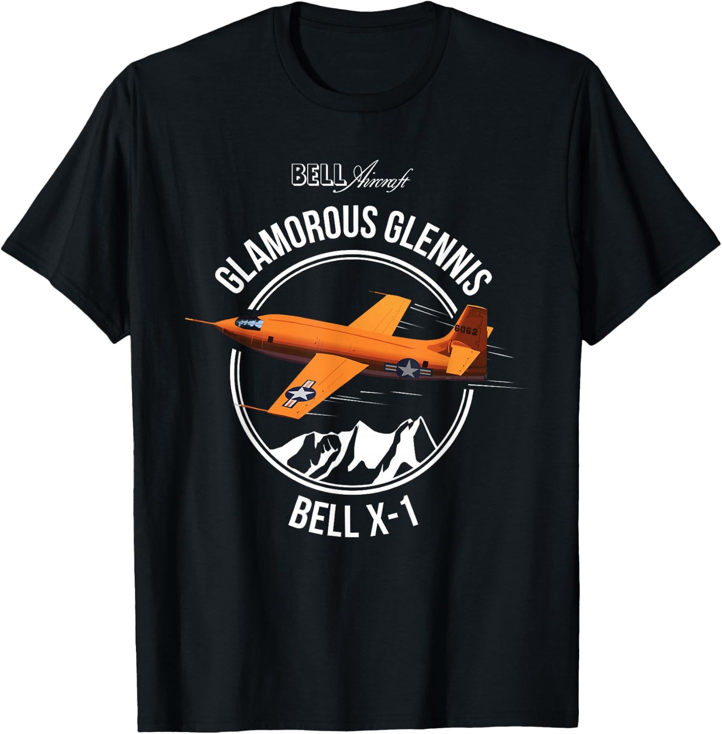 Bell X-1 Supersonic Aircraft Sound Barrier Anniversary Shirt T-Shirt - T-Shirt | Black