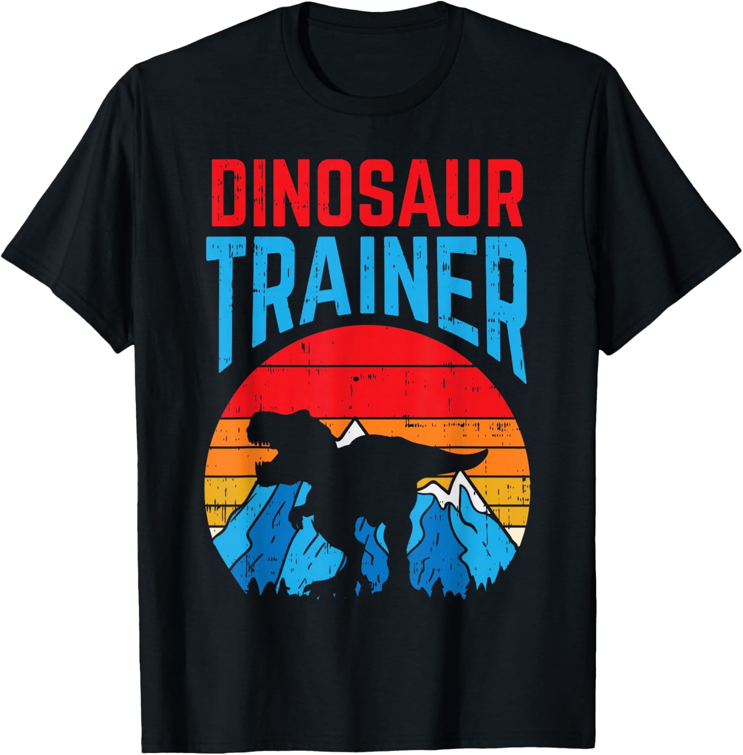 Dinosaur Trainer T-Rex Funny Easy Halloween Costume Boys T-Shirt - T-Shirt | Black
