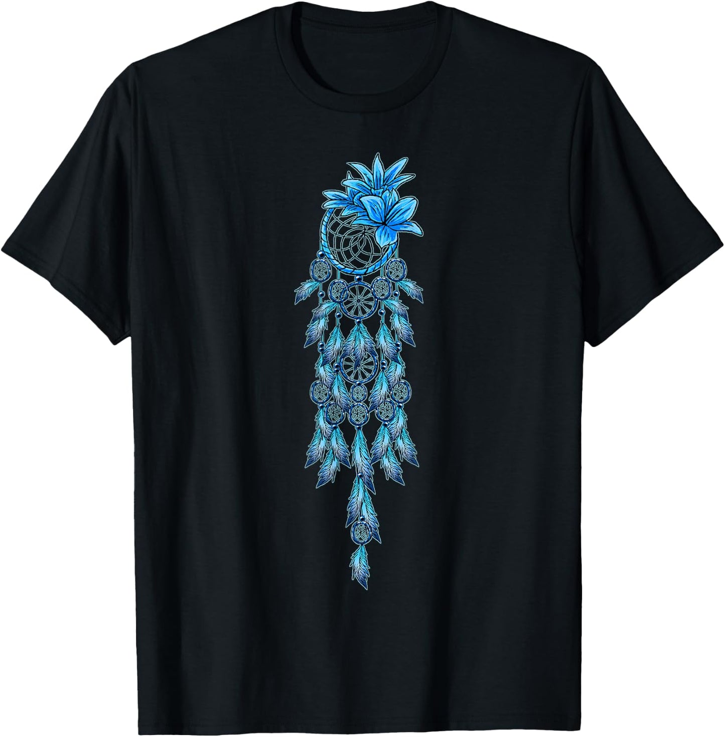 Natives American & Gifts Dream Catcher Indian American | Dreamcatcher T-Shirt - T-Shirt | Black