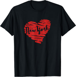 I Love New York Heart NY T-Shirt - T-Shirt | Black