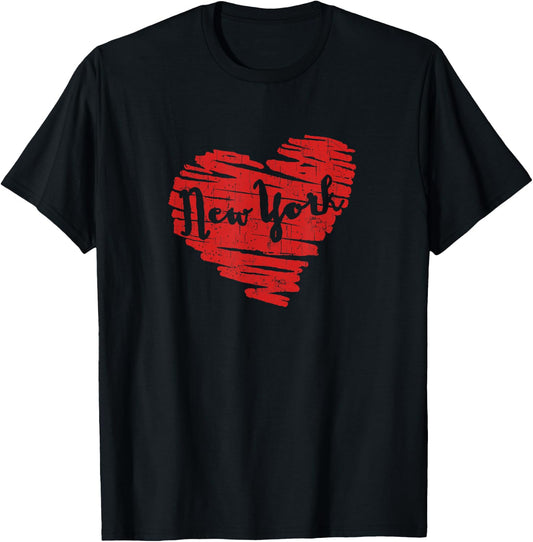 I Love New York Heart NY T-Shirt - T-Shirt | Black