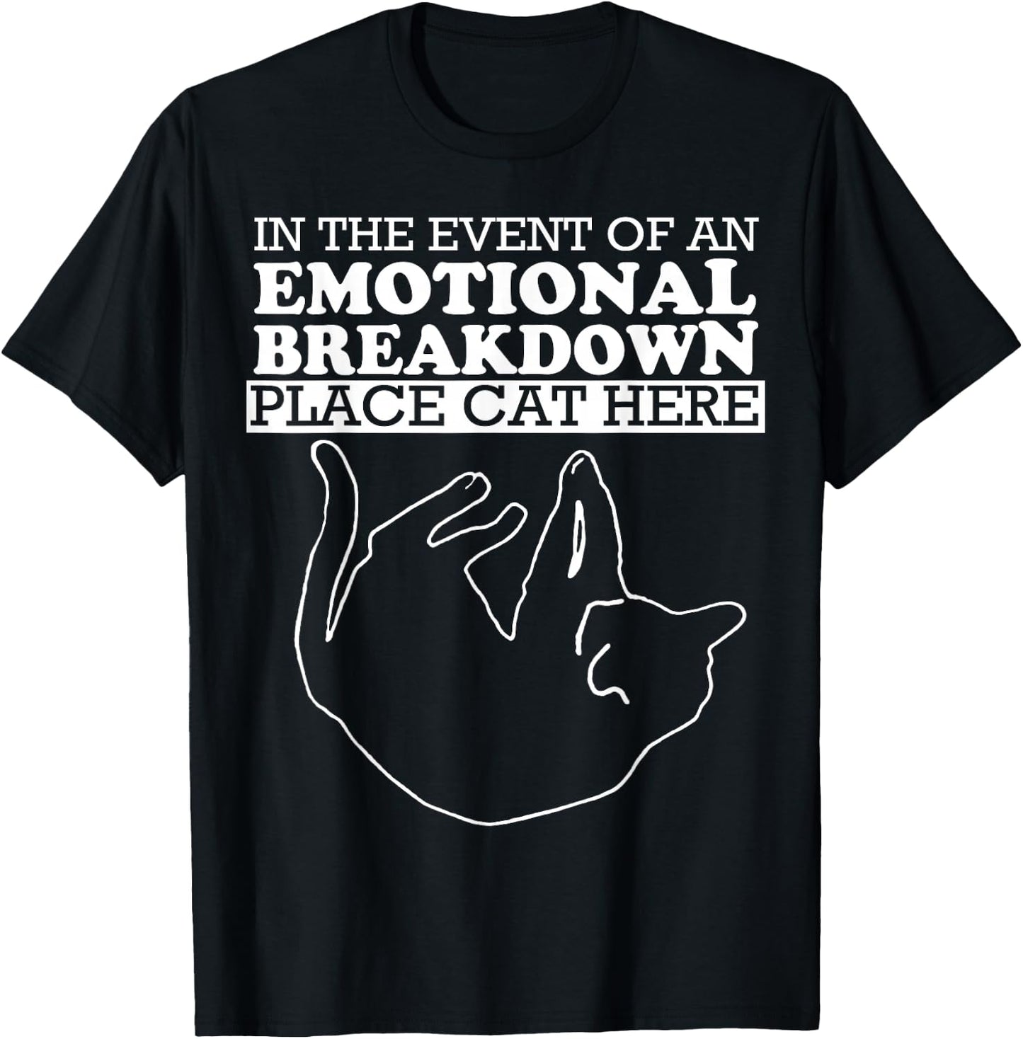 Cat Shirts /Women - Funny Cat Shirts for Cat Dad/Mom T-Shirt - T-Shirt | Black