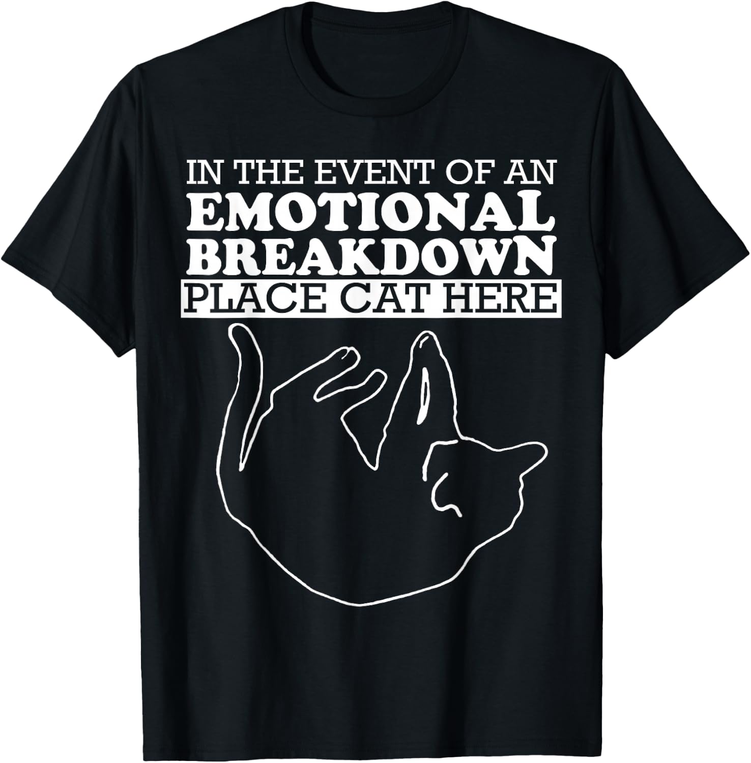 Cat Shirts /Women - Funny Cat Shirts for Cat Dad/Mom T-Shirt - T-Shirt | Black