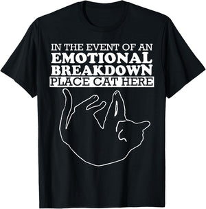 Cat Shirts /Women - Funny Cat Shirts for Cat Dad/Mom T-Shirt - T-Shirt | Black