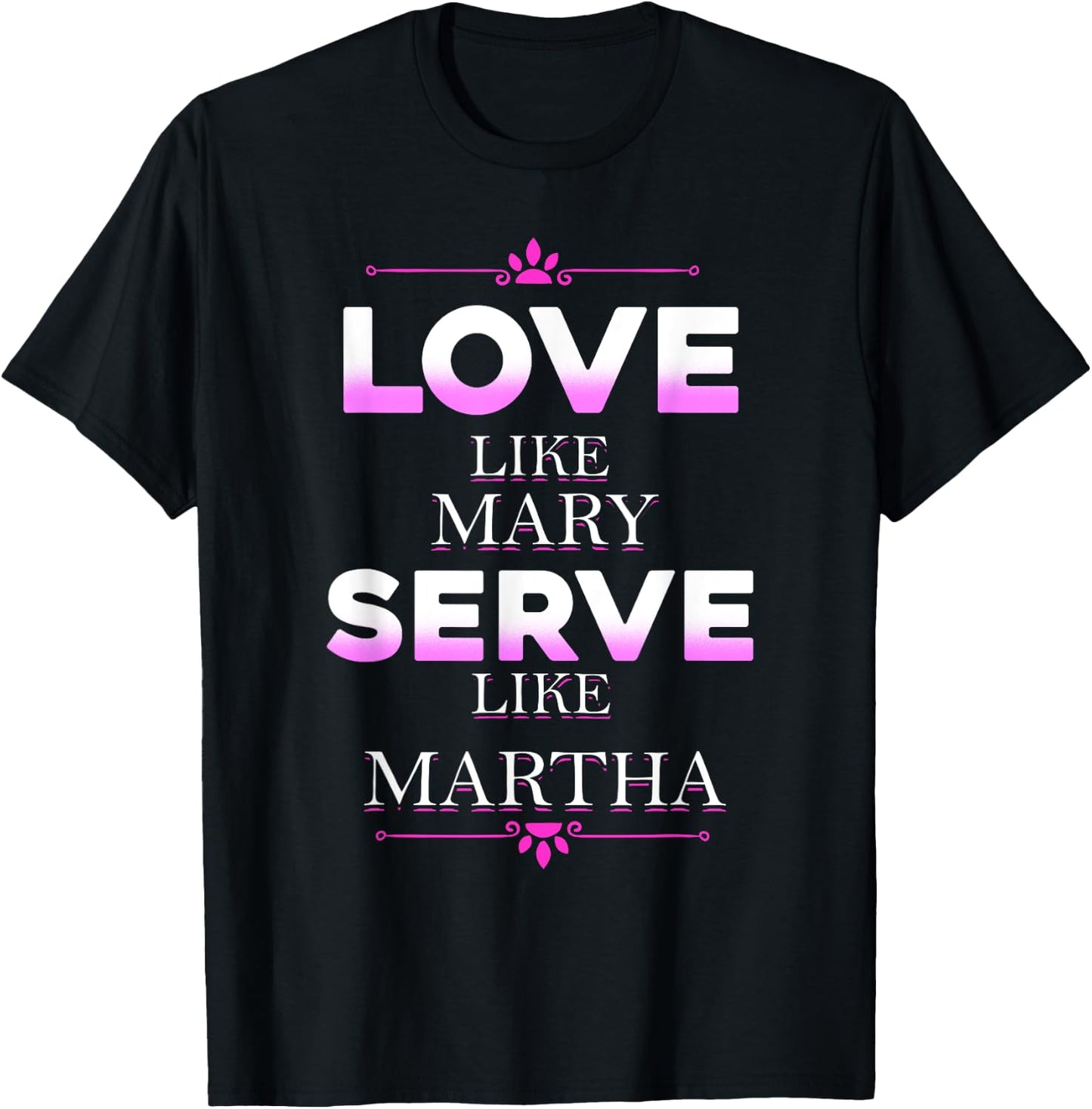 Catholic Shirt - Virgin Mary Shirt - Martha Shirt T-Shirt - T-Shirt | Black