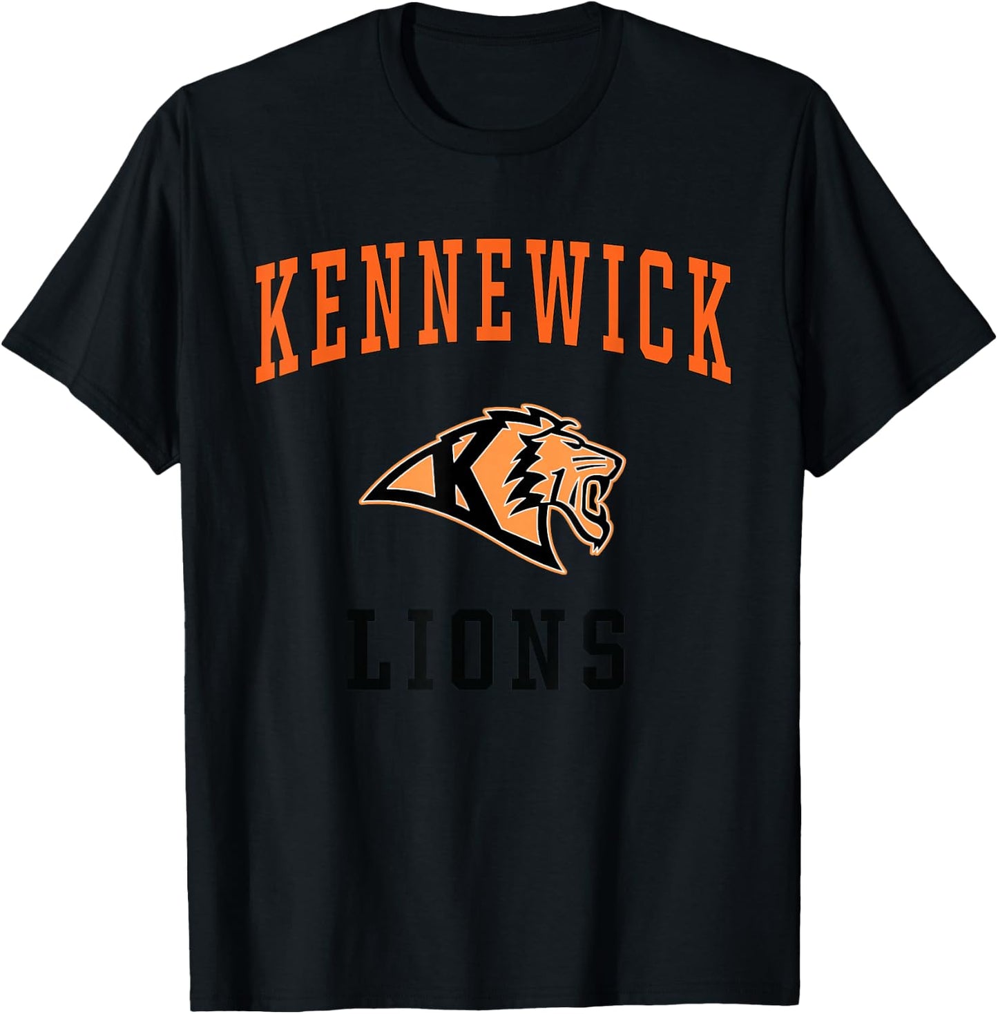 Kennewick High School Lions C1 T-Shirt - T-Shirt | Black