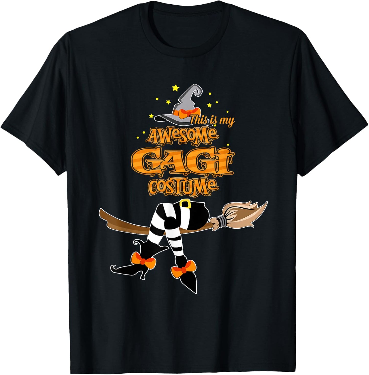 This is my awesome Gagi costume - Grandma gift T-Shirt - T-Shirt | Black
