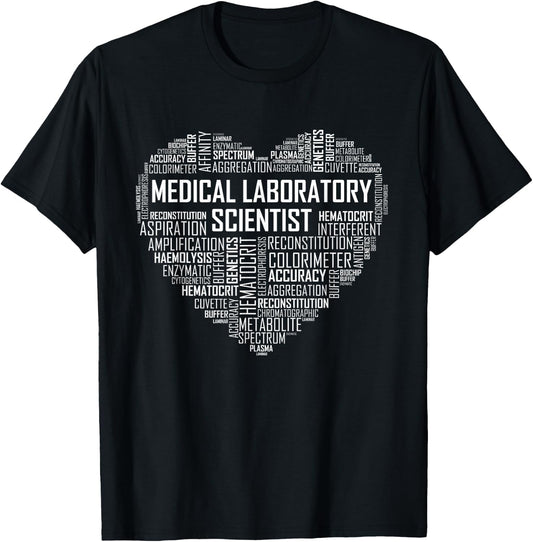 CLS Medical Laboratory Scientist T Shirt Clinical Week Gift T-Shirt - T-Shirt | Black