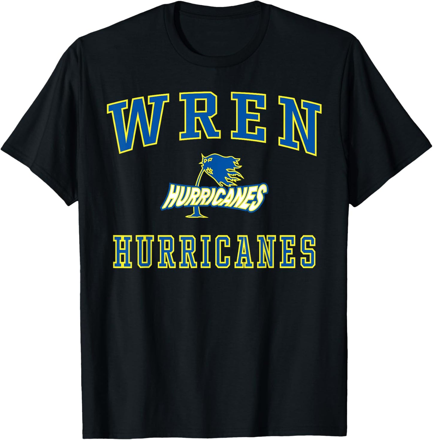 Wren High School Hurricanes C1 T-Shirt - T-Shirt | Black