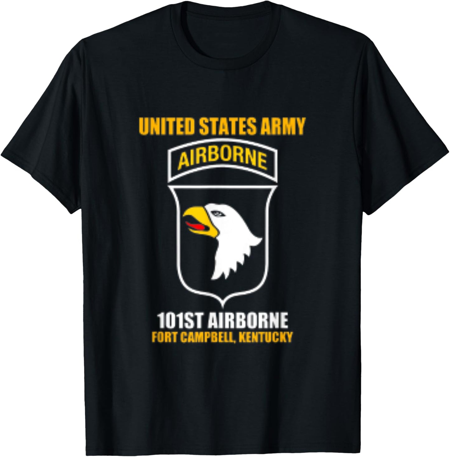 United States Army Airborne 101st Fort Campbell T-Shirt - T-Shirt | Black