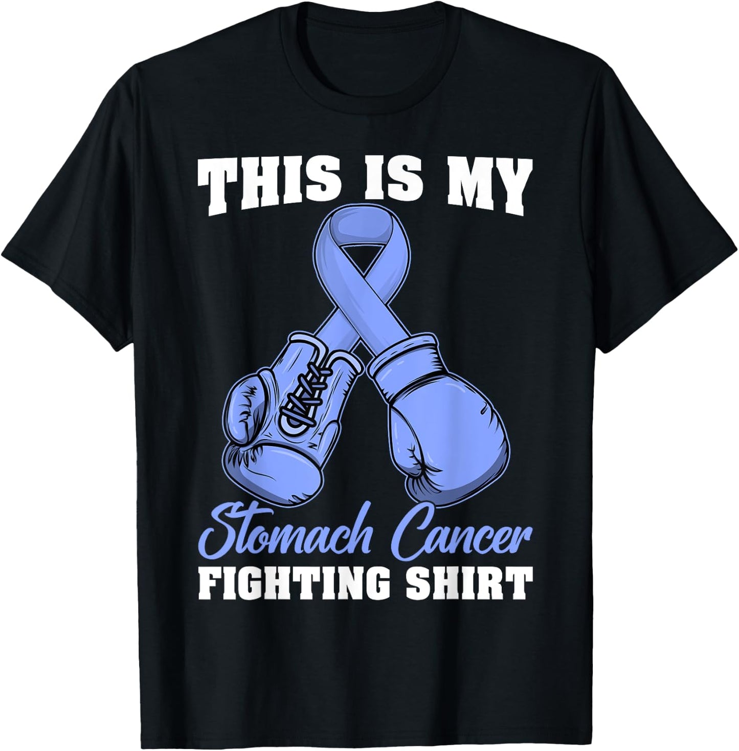 This Is My Stomach Cancer Fighting Shirt Warrior Survivor T-Shirt - T-Shirt | Black