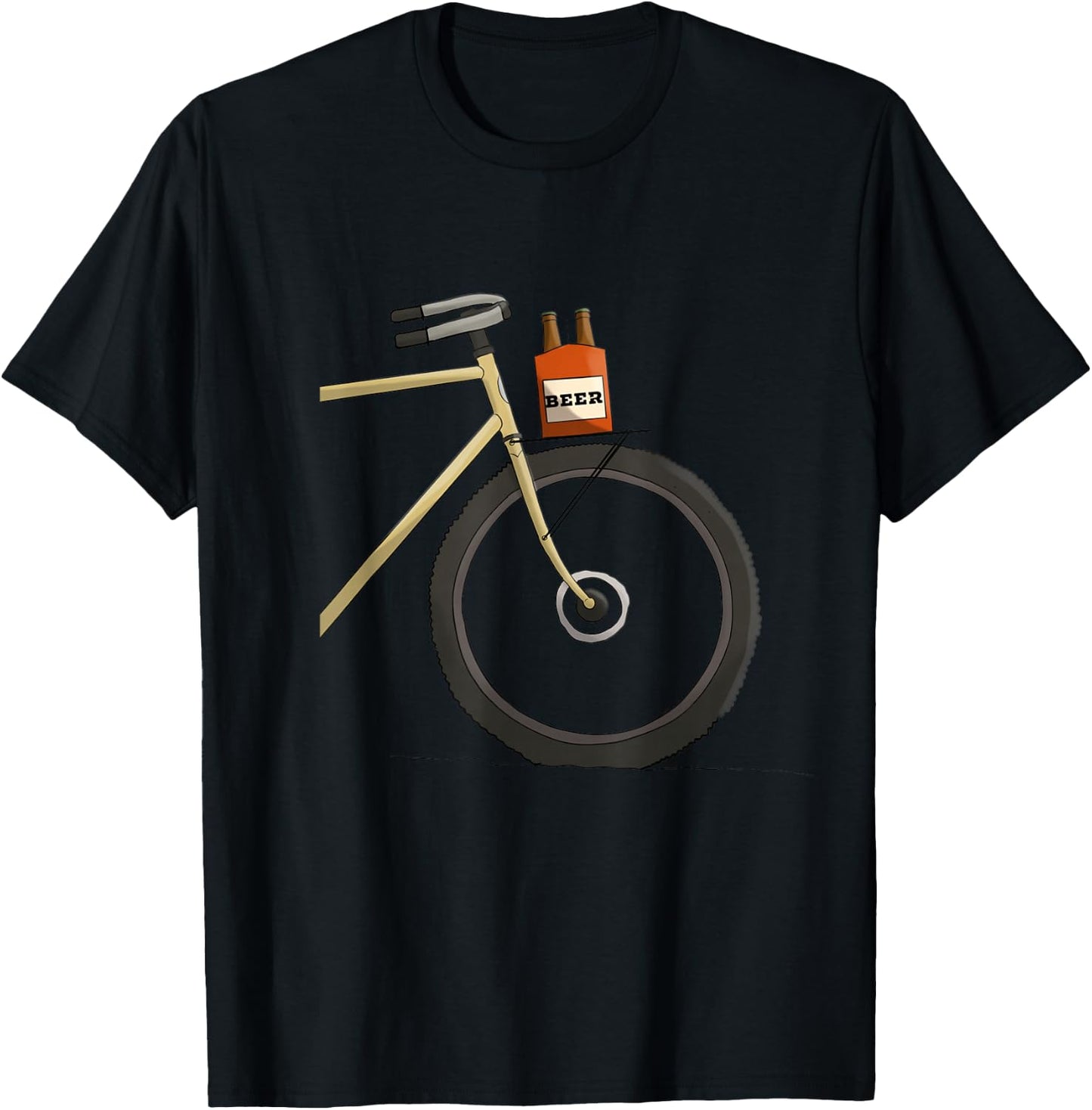 Beer bikepacking - Bike and Beer T-Shirt - T-Shirt | Black