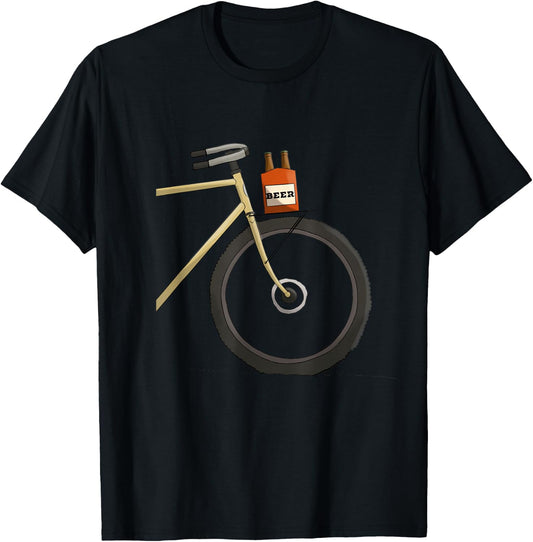 Beer bikepacking - Bike and Beer T-Shirt - T-Shirt | Black