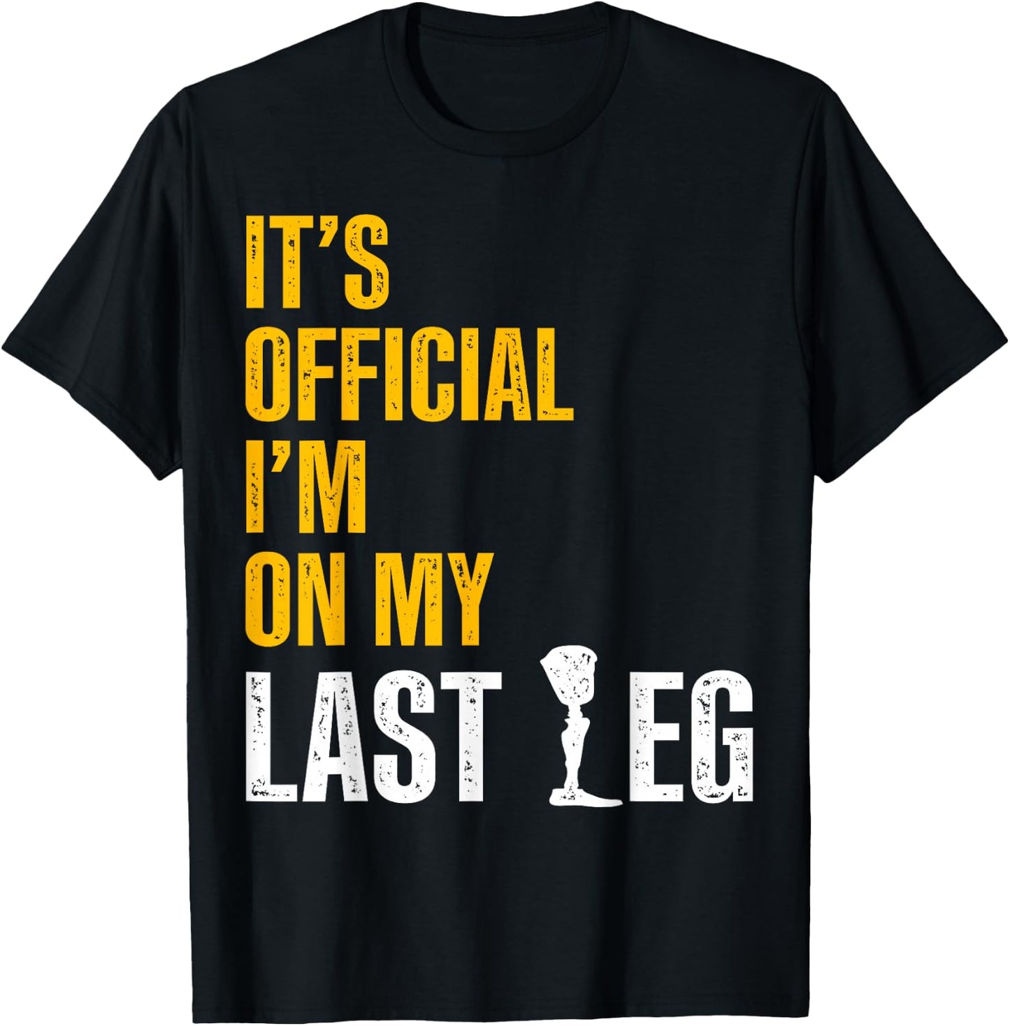 Amputee Amputation Survivor Warrior Shirts -Adults Black Cotton Blend Small Classic Fit Short Sleeve Humor Design with Funny Quote T-Shirt - T-Shirt | Black