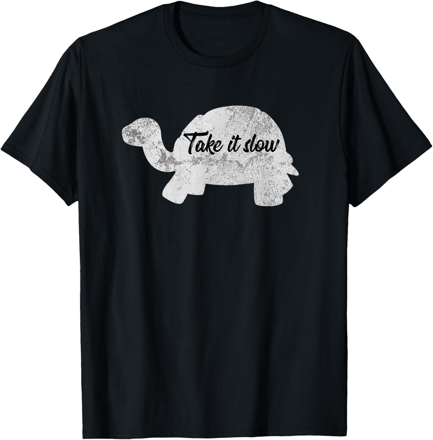 Turtle Take it Slow T-Shirt - T-Shirt | Black