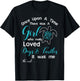 There Was A Girl Who Really Loved Dogs & Turtles design T-Shirt - T-Shirt | Black