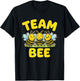 Team Bee Cute Bees Funny Matching Group Design T-Shirt - T-Shirt | Black