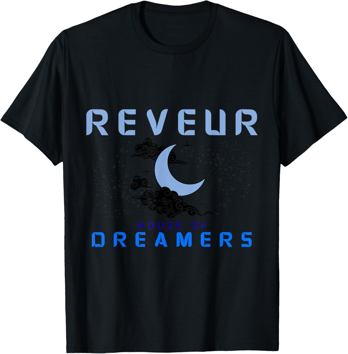 REVEUR Moon & Stars, House of Dreamers, RCA School Spirit T-Shirt - T-Shirt | Black
