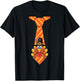Funny Thanksgiving Turkey Tie Design T-Shirt - T-Shirt | Black