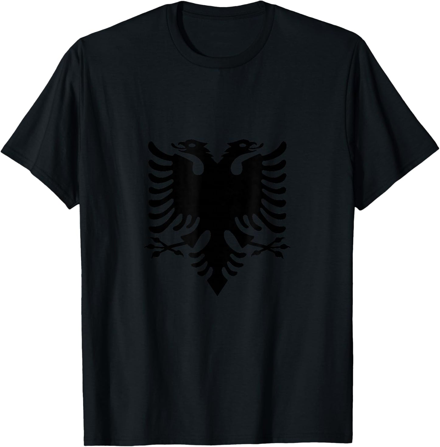 Albanian Flag Albania Flag Shirt T-Shirt - T-Shirt | Black