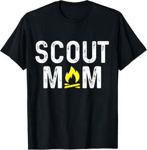 Scouting Mom Scout Mother Scouts T-Shirt - T-Shirt | Black