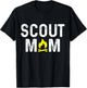 Scouting Mom Scout Mother Scouts T-Shirt - T-Shirt | Black