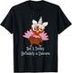 Turkey Disguise Unicorn Thanksgiving Novelty T-Shirt - T-Shirt | Black