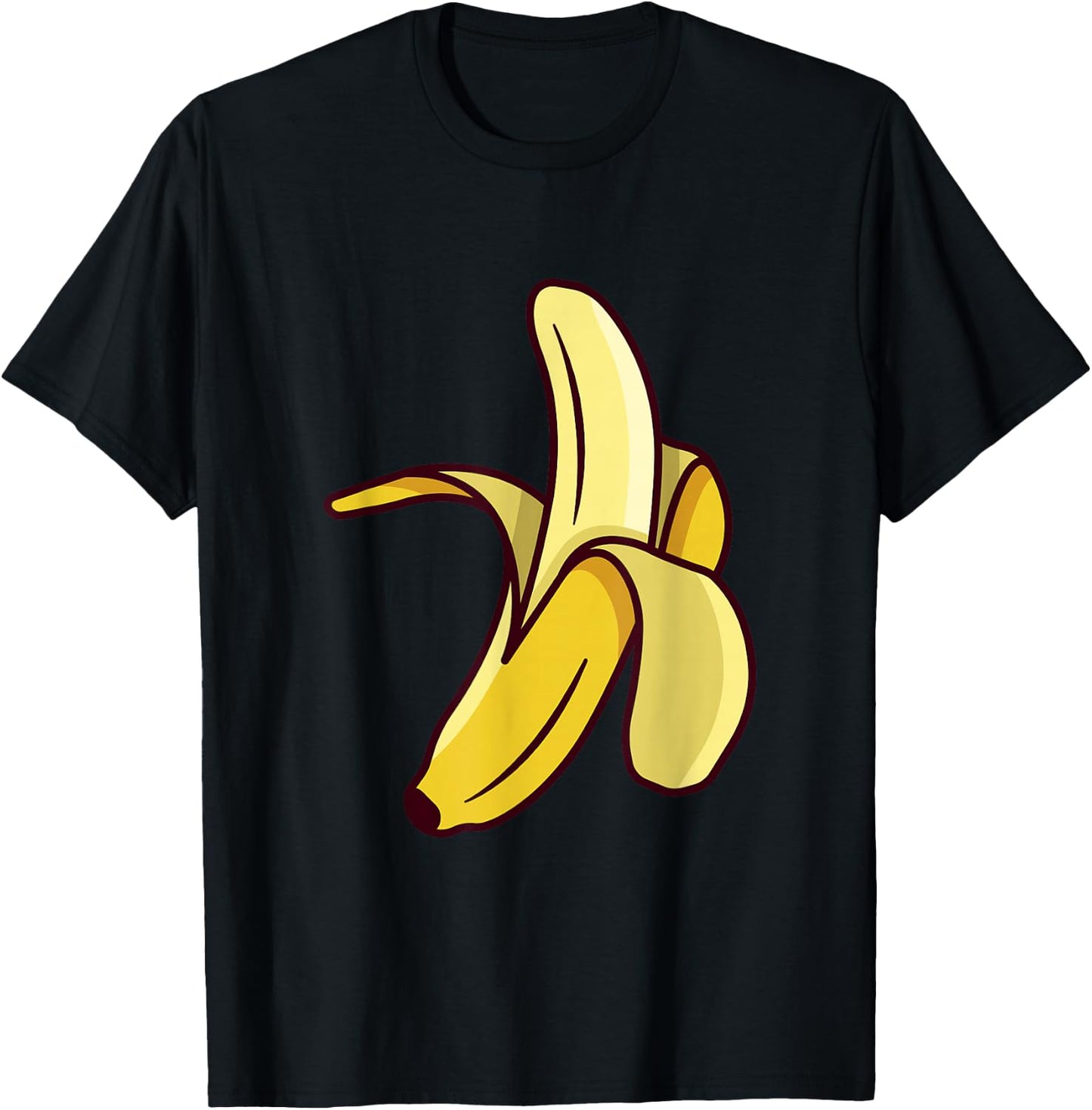 Banana Halloween Costume, Funny Fruit T-Shirt - T-Shirt | Black