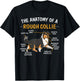 Funny Anatomy Of A Rough Collie For Dog Lovers T-Shirt - T-Shirt | Black
