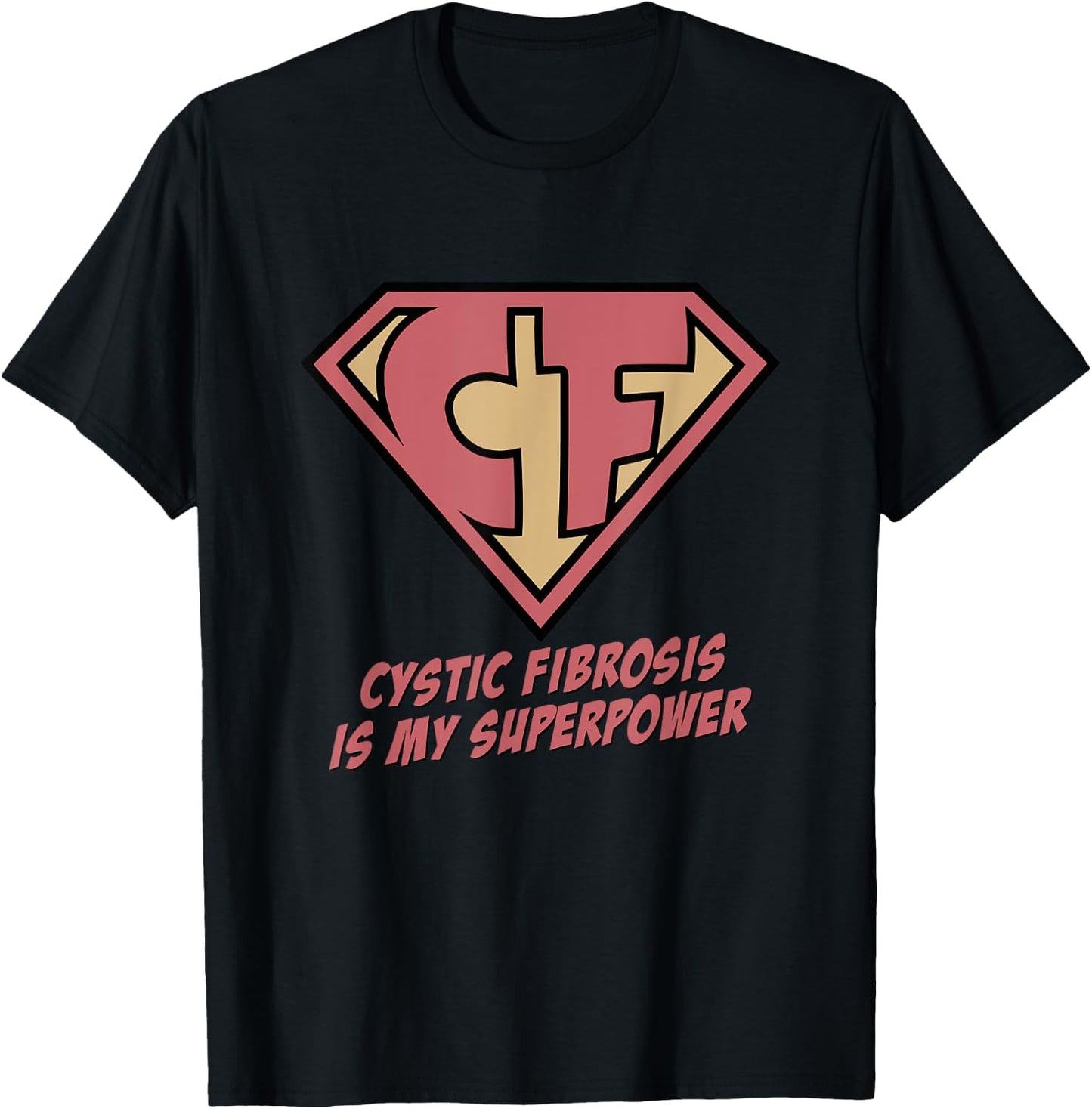 Cystic Fibrosis T-Shirt - T-Shirt | Black