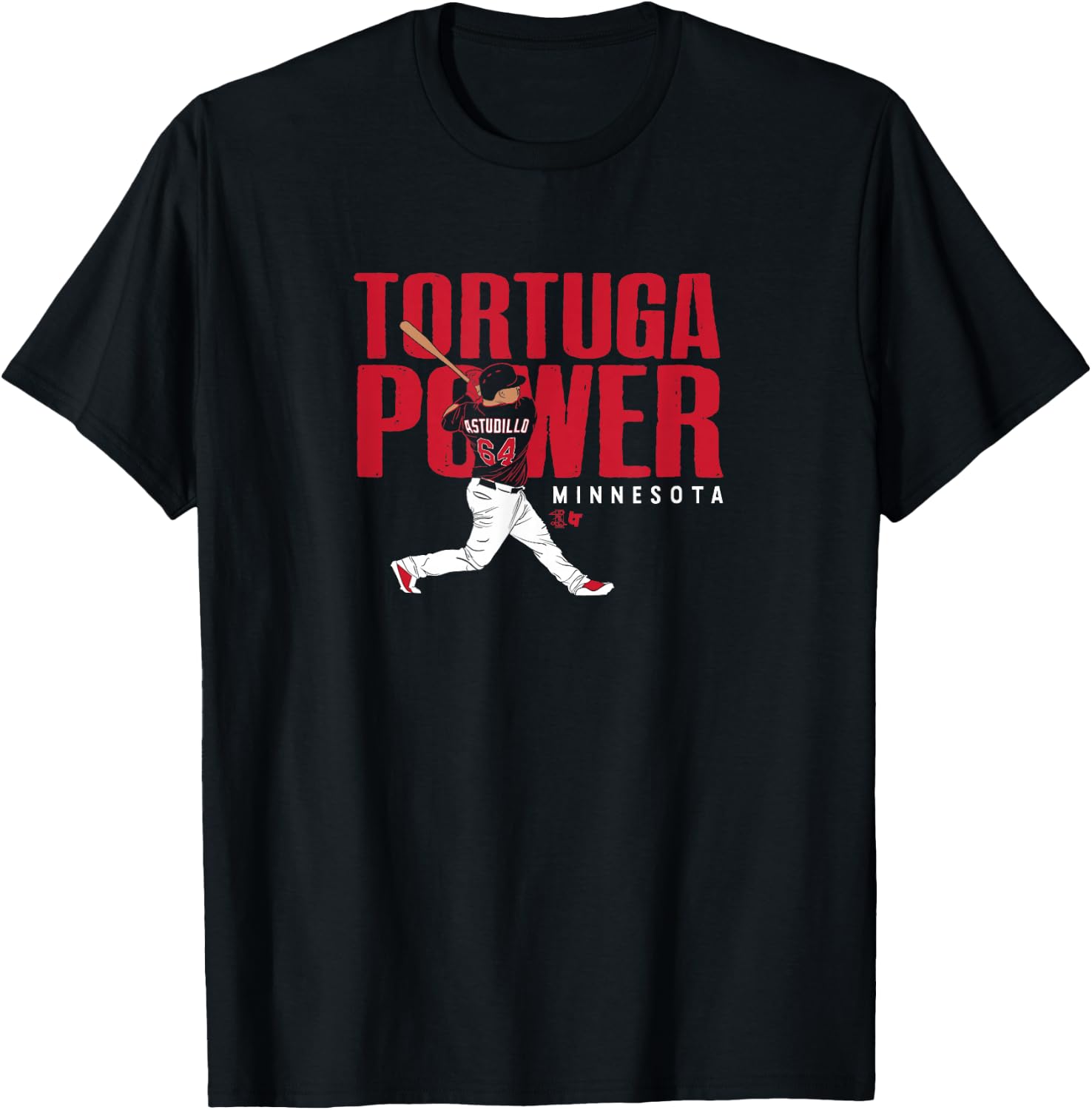 Officially Licensed Willians Astudillo - Tortuga Power T-Shirt - T-Shirt | Black