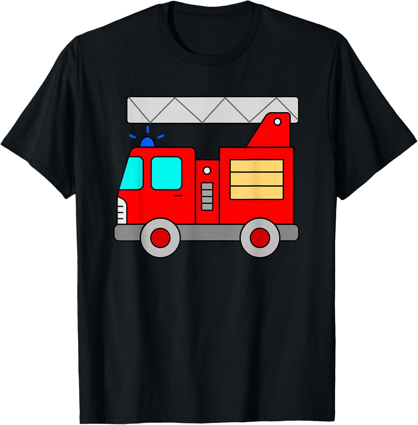 Fire engine boy T-Shirt - T-Shirt | Black