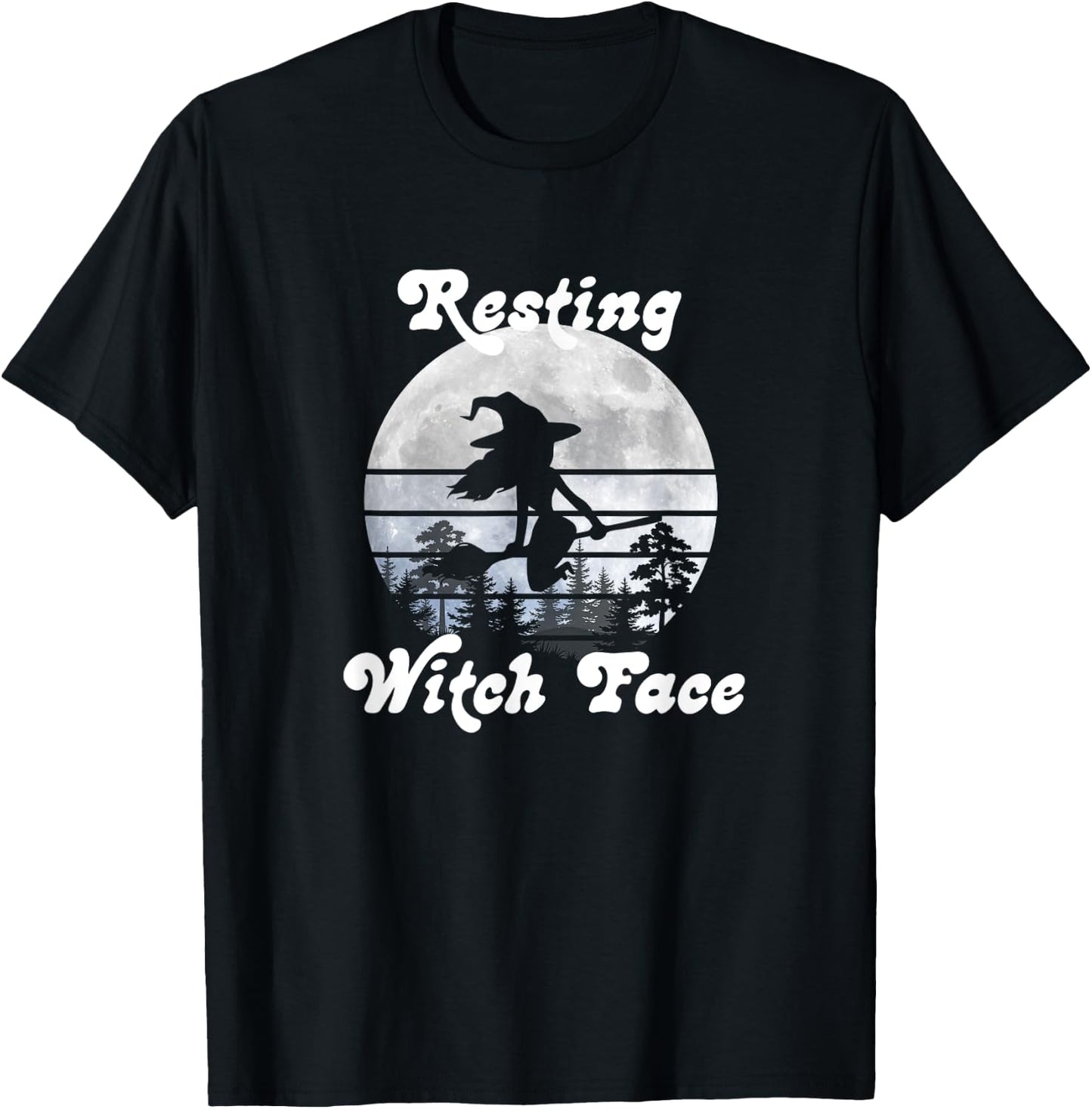 Resting Witch Face T-Shirt - T-Shirt | Black